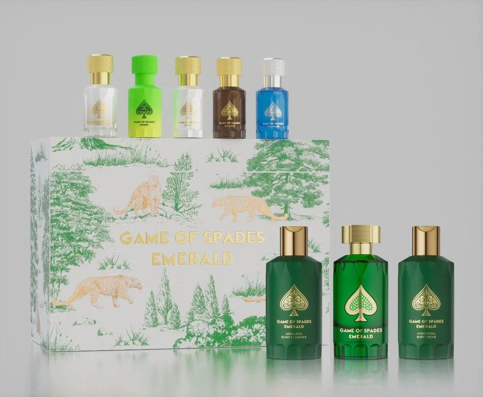 GIFT SET GAME OF SPADES EMERALD 8 PCS