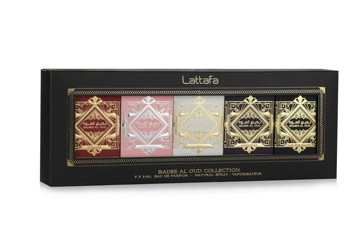 Lattafa Badee Al Oud Collection 5 x 5ml EDP Spray - Image 3